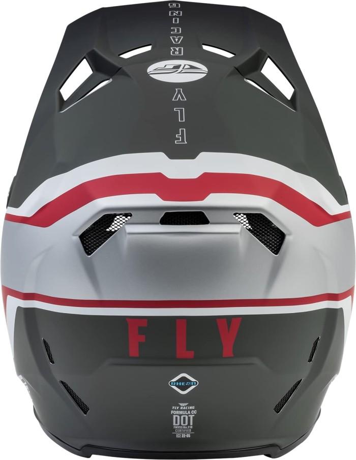 FLY RACING FORMULA CC DRIVER HELMET 22 - SILVER/RED/WHITE