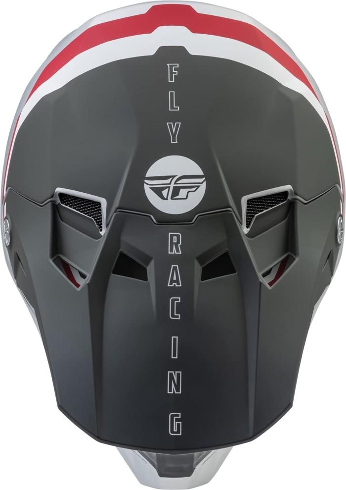 FLY RACING FORMULA CC DRIVER HELMET 22 - SILVER/RED/WHITE