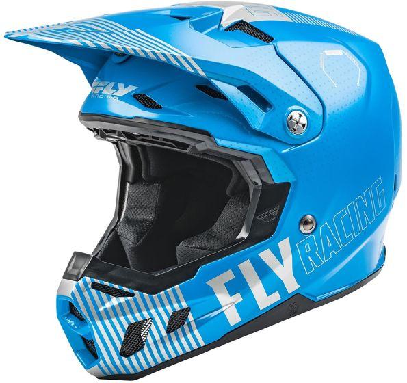 FLY RACING FORMULA CC PRIMARY HELMET - BLUE/GREY