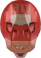 FLY RACING FORMULA CC PRIMARY HELMET - RED/KHAKI