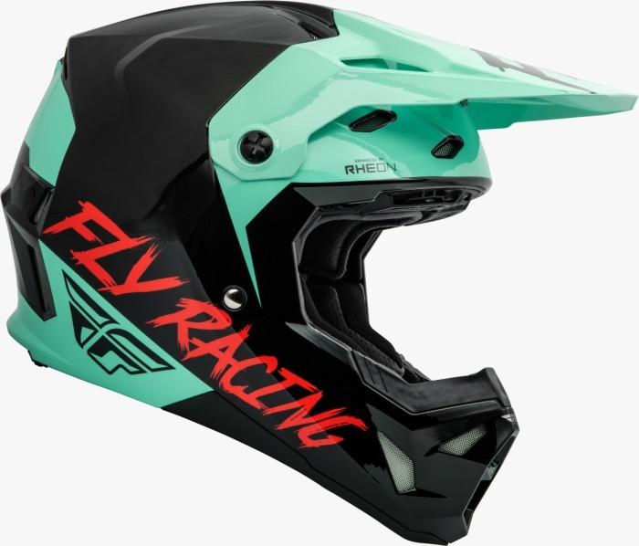 FLY RACING FORMULA CP S.E. RAVE HELMET 23 - BLACK/MINT/RED