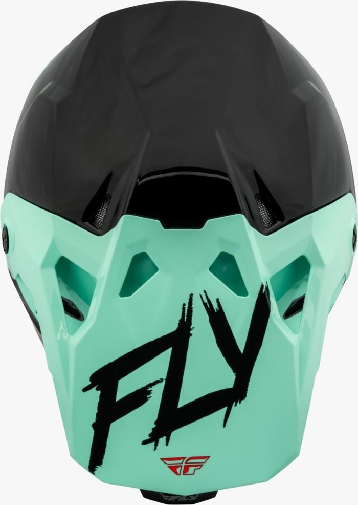 FLY RACING FORMULA CP S.E. RAVE HELMET 23 - BLACK/MINT/RED