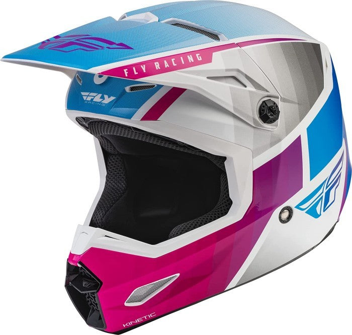 FLY RACING KINETIC DRIFT HELMET 2022 - PINK WHITE