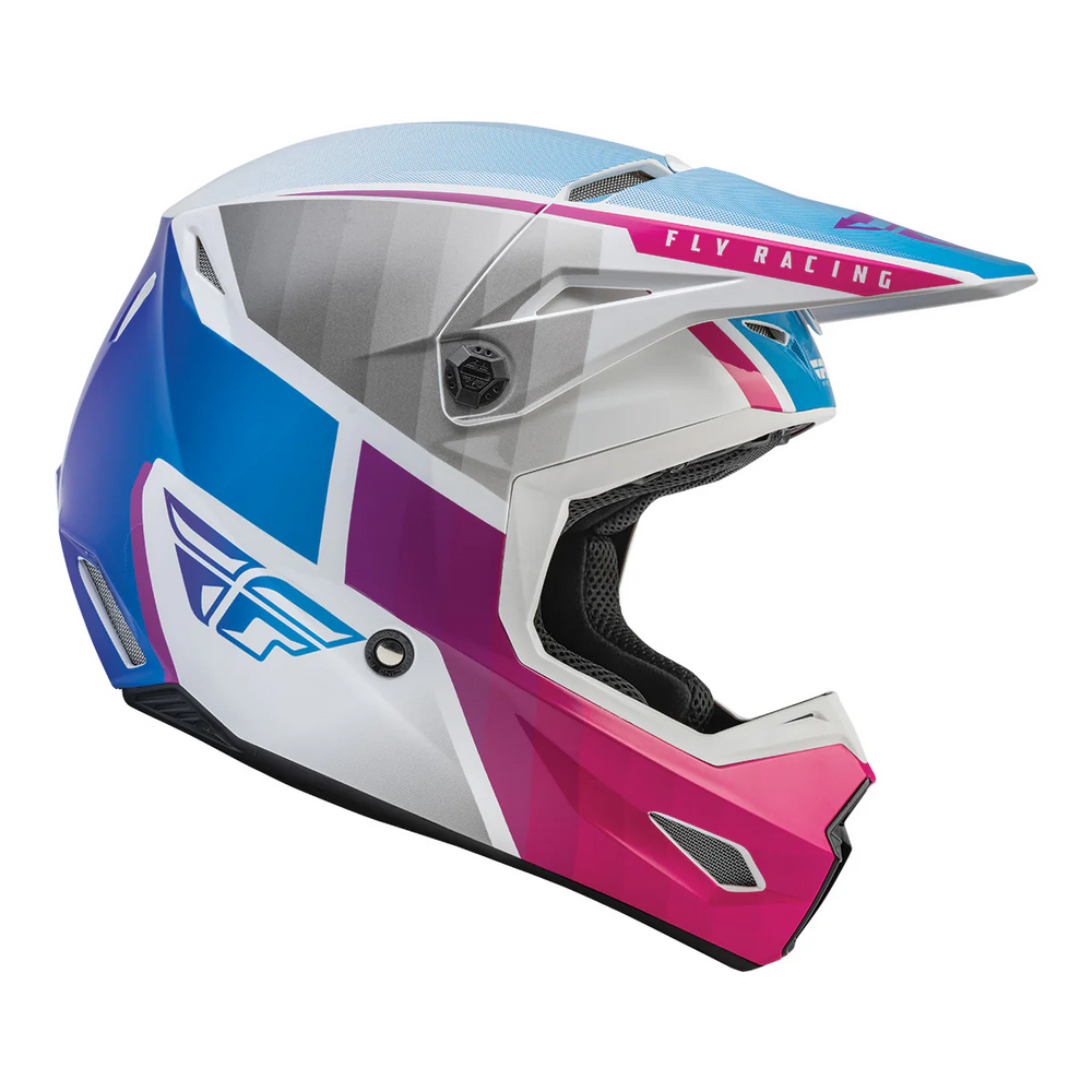 FLY RACING KINETIC DRIFT HELMET 2022 - PINK WHITE