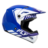 FLY RACING KINETIC MENACE HELMET 2024 - BLUE/WHITE