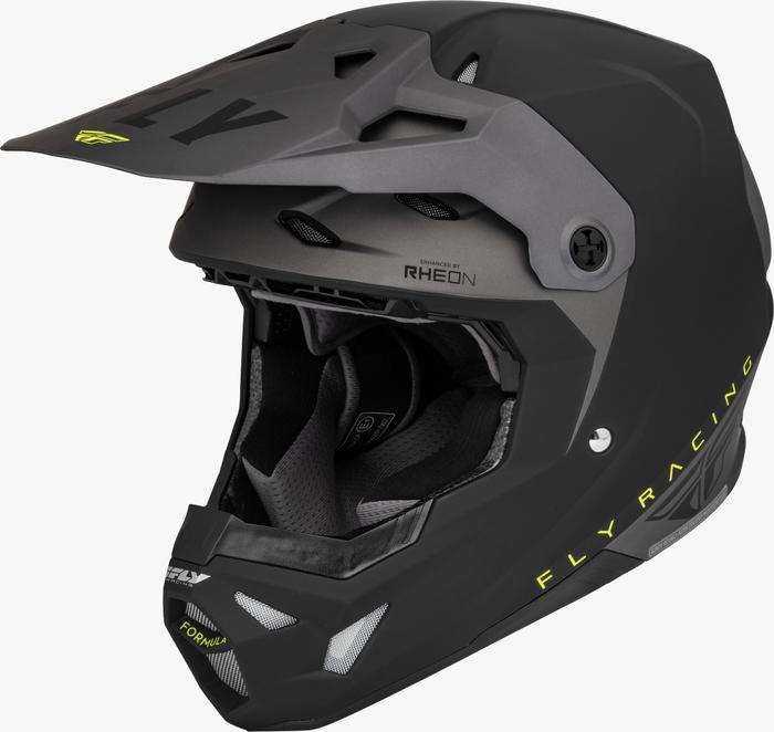 FLY RACING YOUTH FORMULA CP SLANT HELMET 23 - BLACK/GREY/HI-VIS