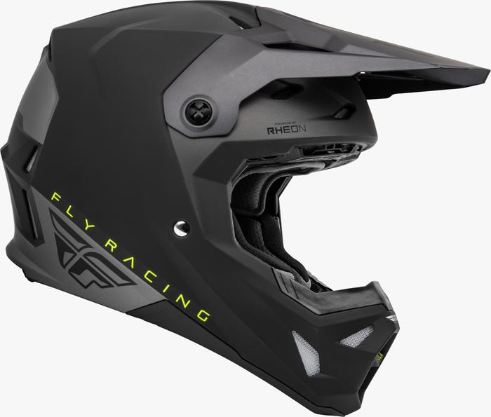 FLY RACING YOUTH FORMULA CP SLANT HELMET 23 - BLACK/GREY/HI-VIS