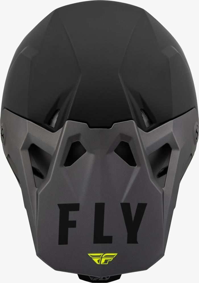 FLY RACING YOUTH FORMULA CP SLANT HELMET 23 - BLACK/GREY/HI-VIS