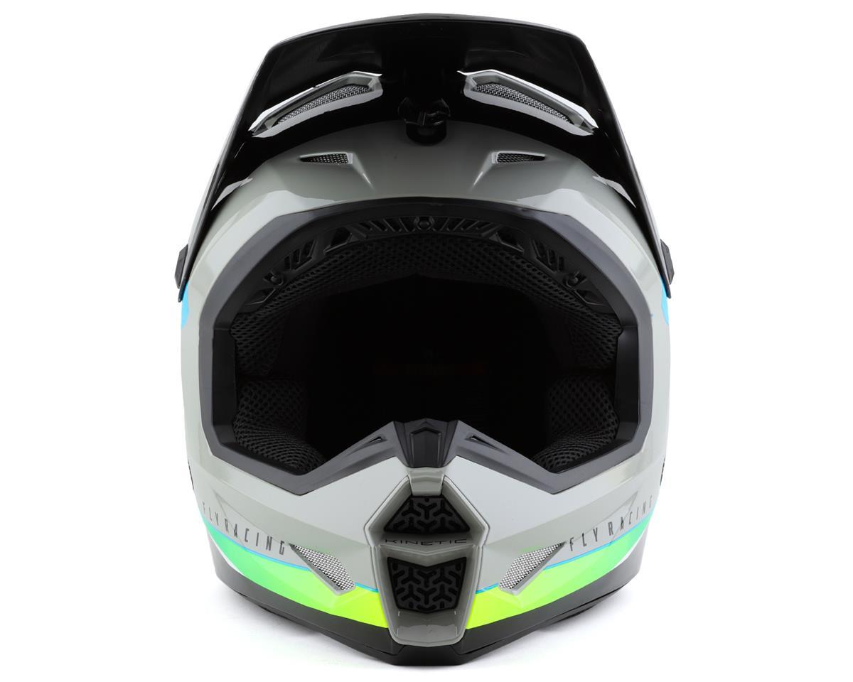 FLY RACING YOUTH KINETIC VISION HELMET 2023 - GREY/BLACK