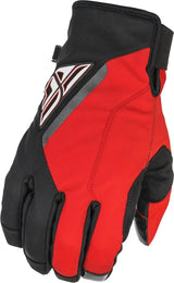 FLY TITLE GLOVES BLACK RED