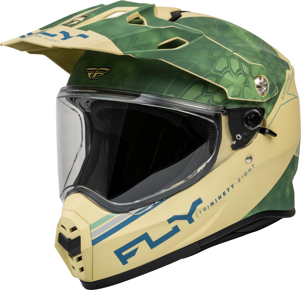 FLY RACING TREKKER KRYPTEK CONCEAL HELMET 2024 - MATTE TAN/SAGE/BLACK