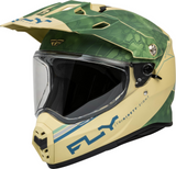 FLY RACING TREKKER KRYPTEK CONCEAL HELMET 2024 - MATTE TAN/SAGE/BLACK
