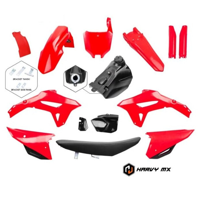 HRV BODY SET PNP CRF 150-450 - MERAH
