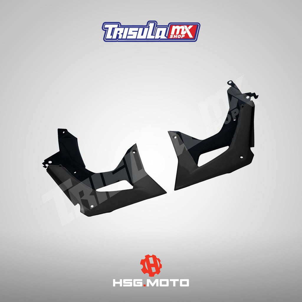 HRV LEGSHIELD DEPAN  CRF 150L 2018 - HITAM HITAM