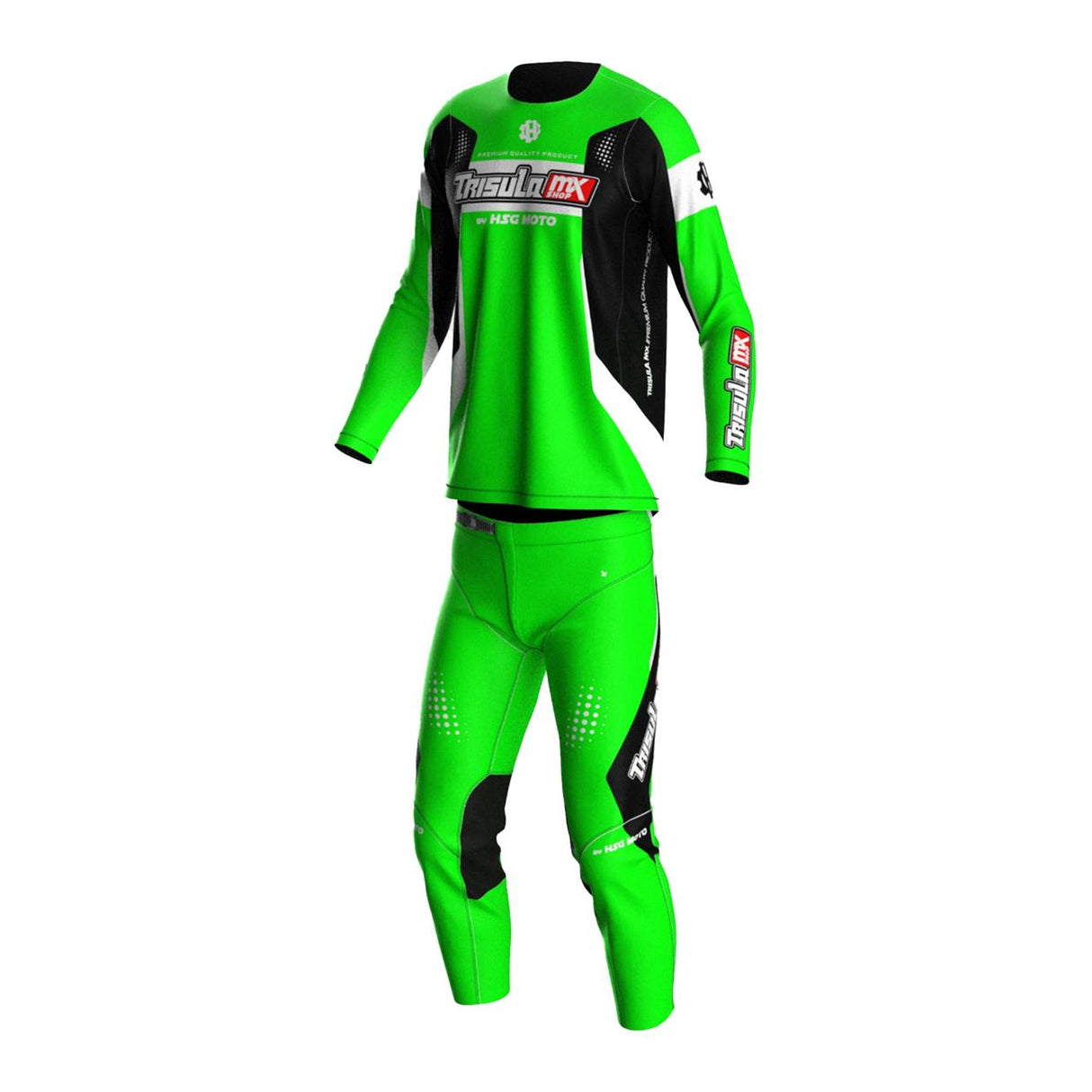 JERSET TRISULA 0226 - GREEN-BLACK