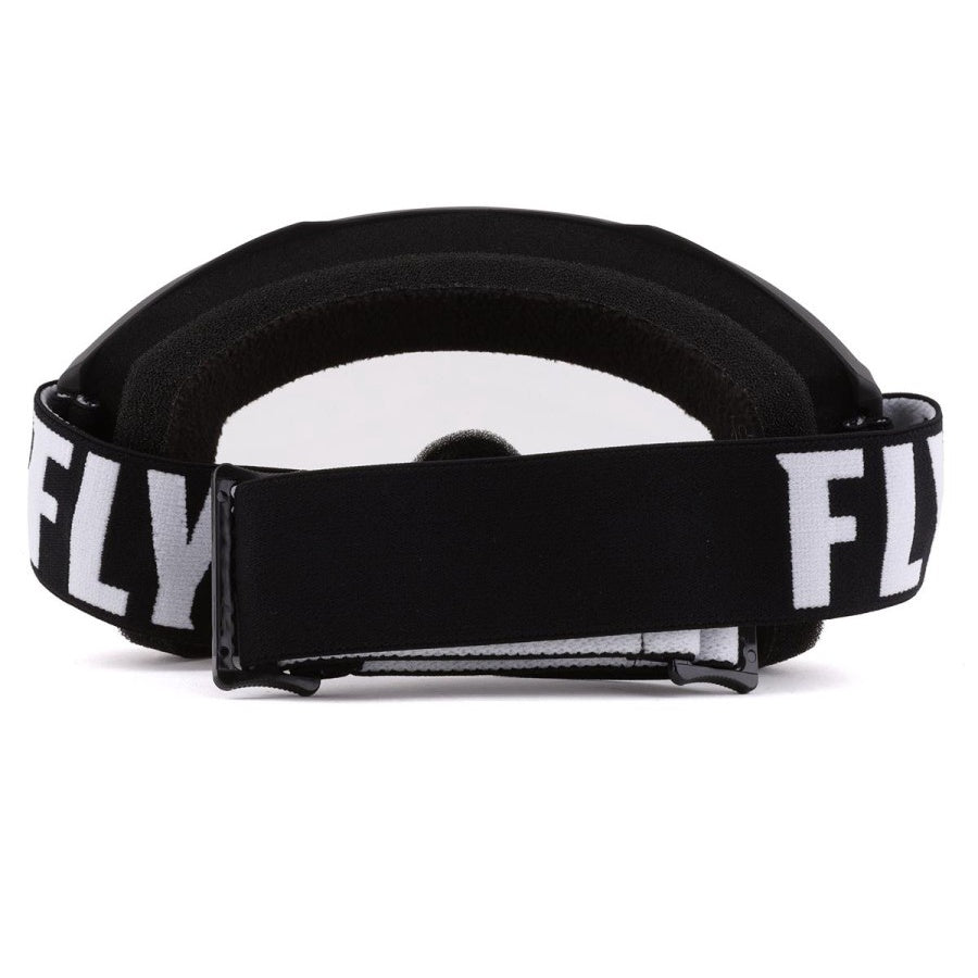 FLY FOCUS YOUTH GOGGLE W-CLEAR LENS - BLACK WHITE