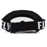 FLY FOCUS YOUTH GOGGLE W-CLEAR LENS - BLACK WHITE