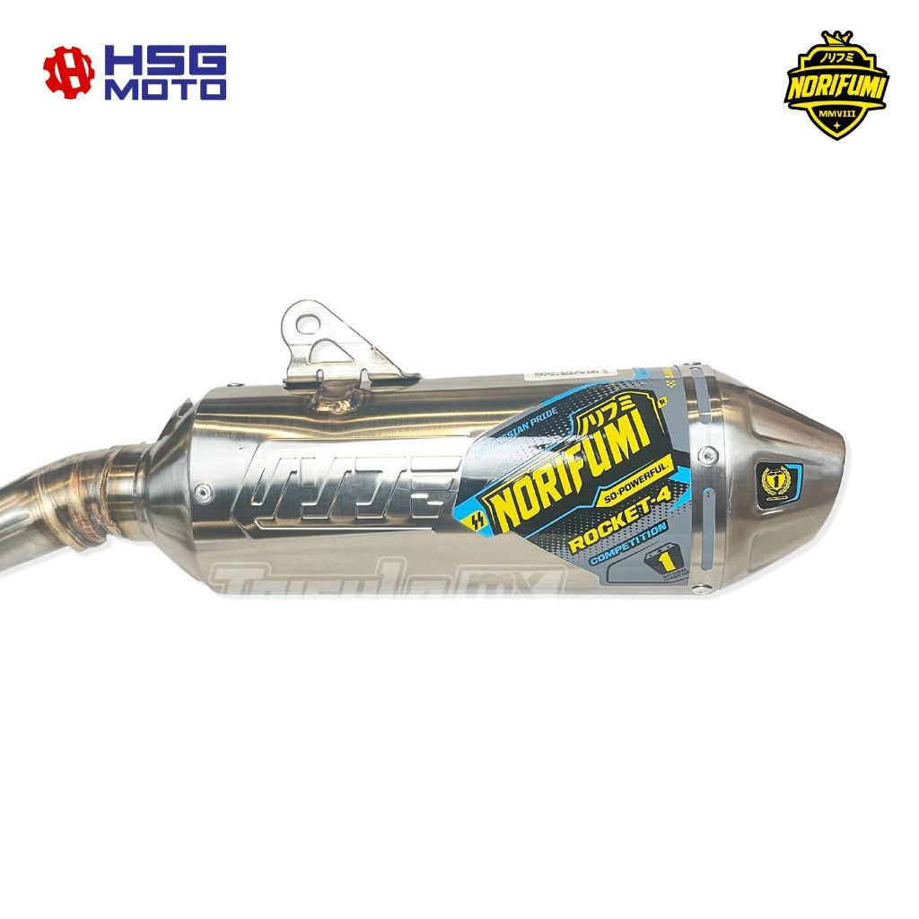 KNALPOT NORIFUMI ROCKET 4SE KOMPETISI KLX140
