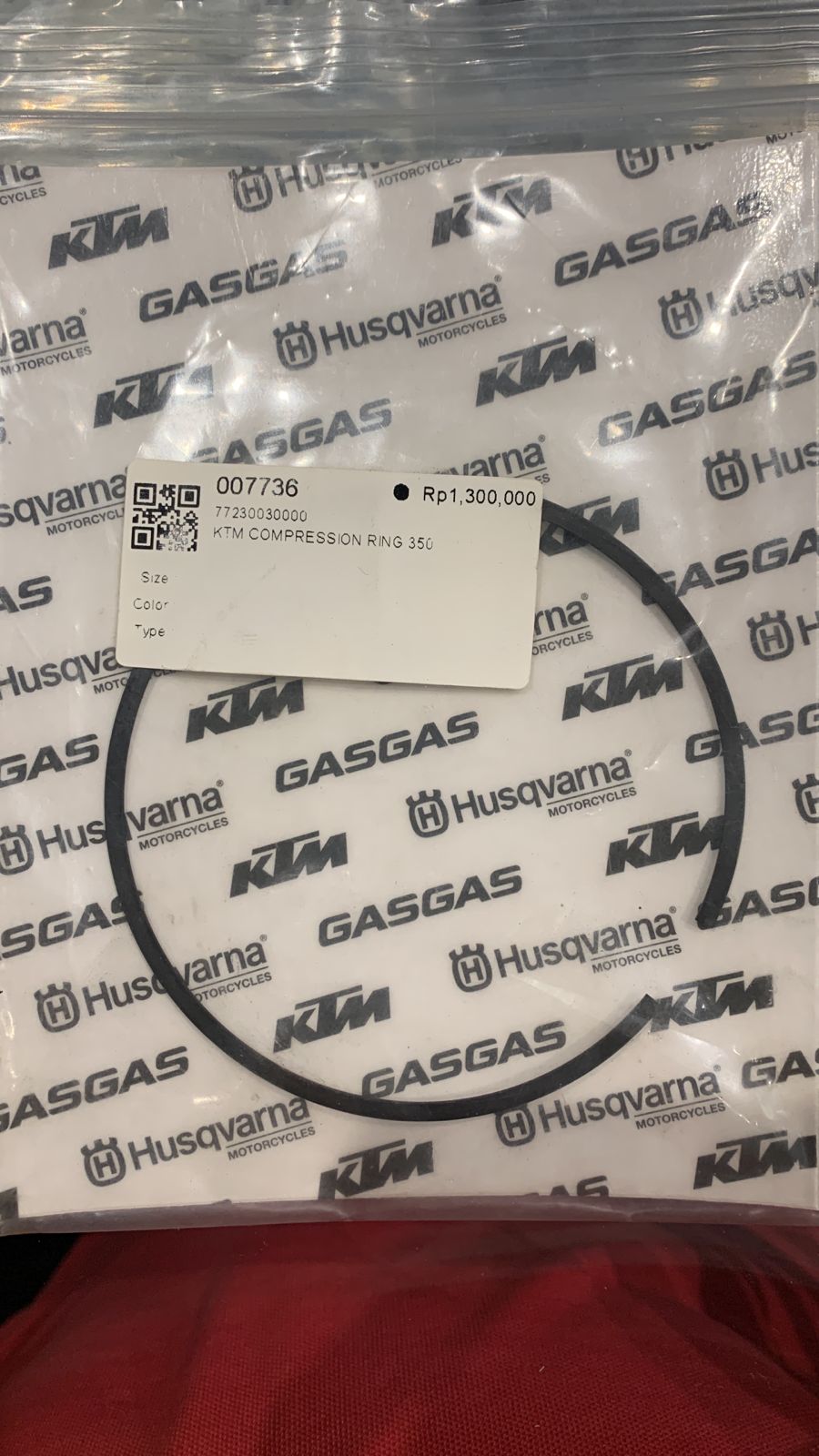 KTM COMPRESSION RING 350 - 77230030000