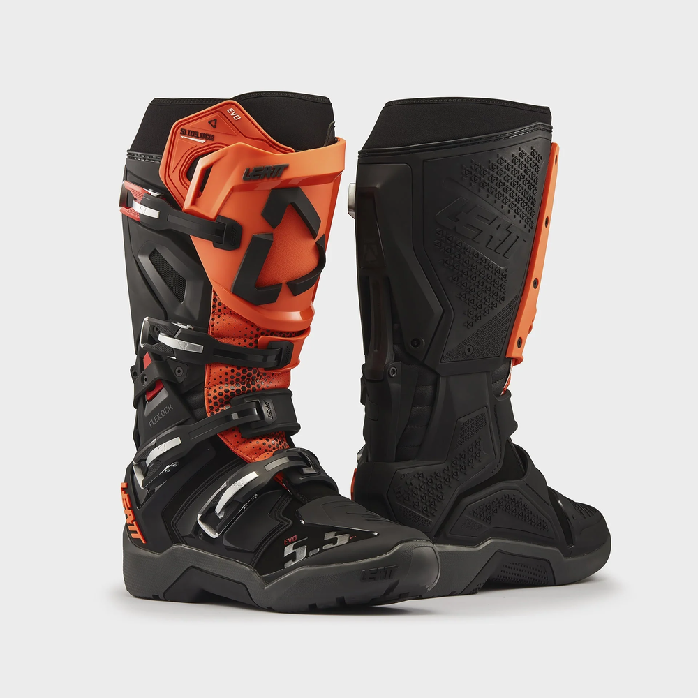 LEATT BOOT 5.5 FLEXLOCK ENDURO EVO BLACK/ORANGE