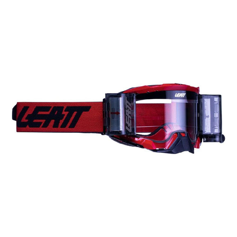LEATT GOGGLE 5.5 VELOCITY ROLL-OFF RED CLEAR 83%
