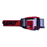 LEATT GOGGLE 5.5 VELOCITY ROLL-OFF RED CLEAR 83%