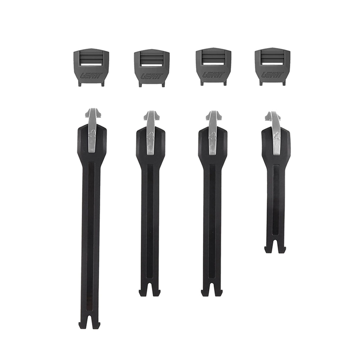LEATT STRAP KIT MOTO 6.5 BLACK 4-PCS