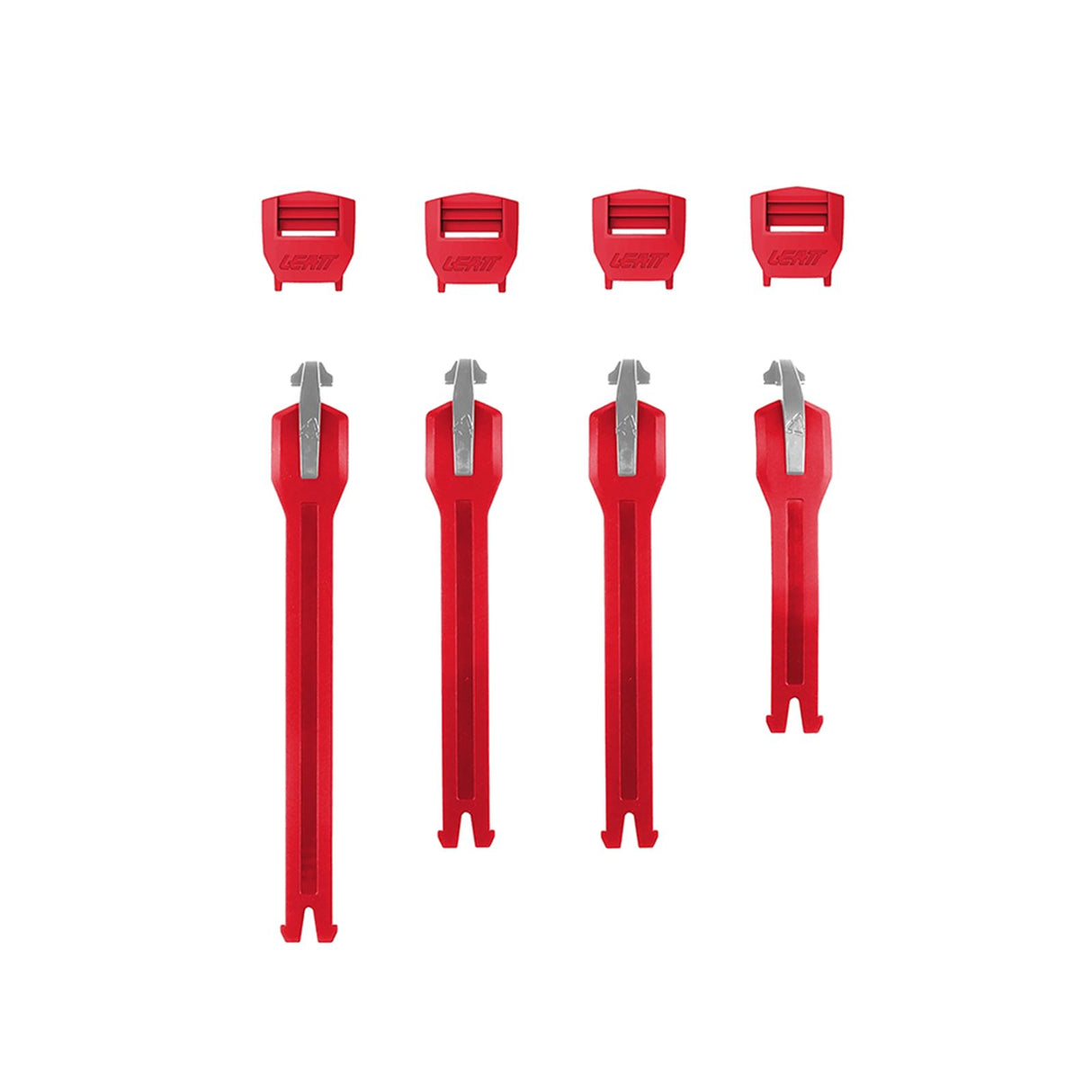 LEATT STRAP KIT MOTO 6.5 RED 4-PCS