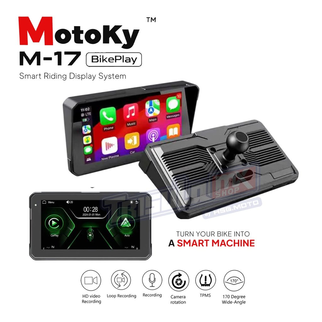 MOTOKY M17 BIKE PLAY MOTORCYCLE DASH CAM