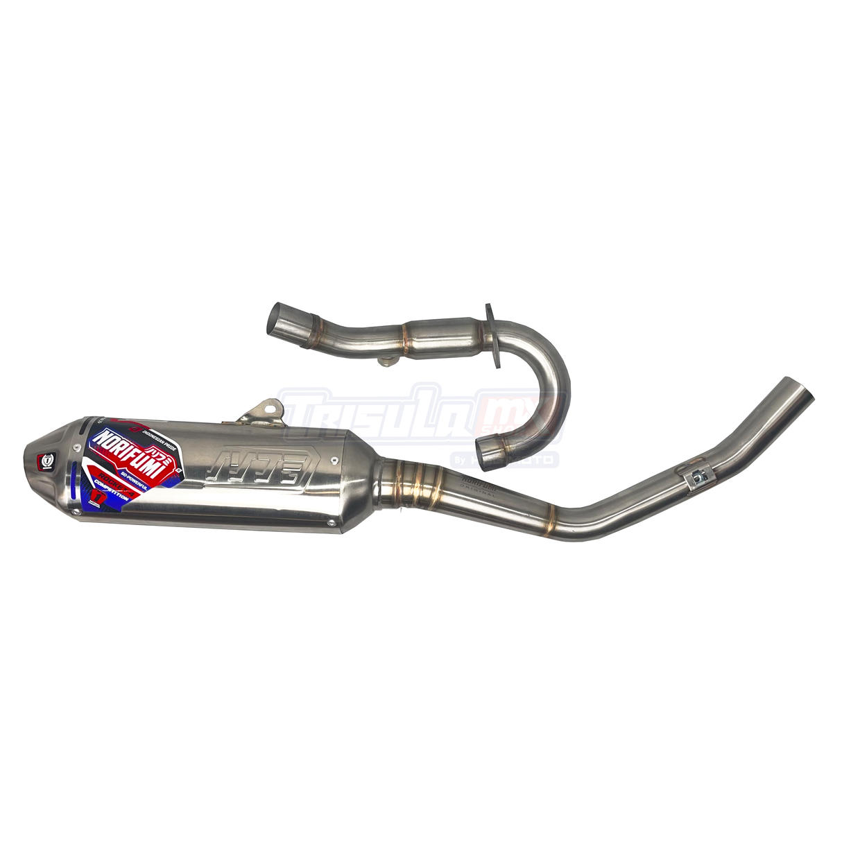 NORIFUMI EXHAUST ROCKET 4SE STAINLESS KOMPETISI - CRF150L
