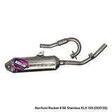 NORIFUMI EXHAUST ROCKET 4 SE KLX150 BF DTRACKER STAINLESS