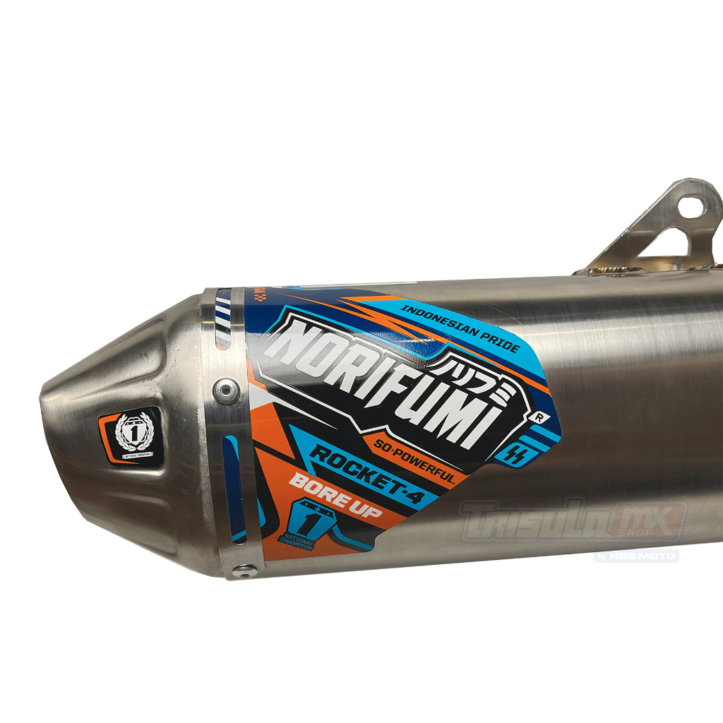 NORIFUMI ROCKET 4SE STAINLESS KLX140 BORE UP