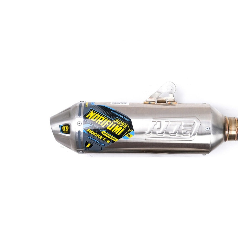NORIFUMI EXHAUST ROCKET 4SE STAINLESS KOMPETISI - KLX150 BF DT