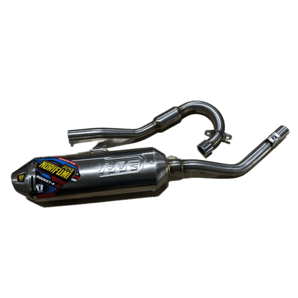 NORIFUMI EXHAUST ROCKET 4 SE CRF150L STAINLESS