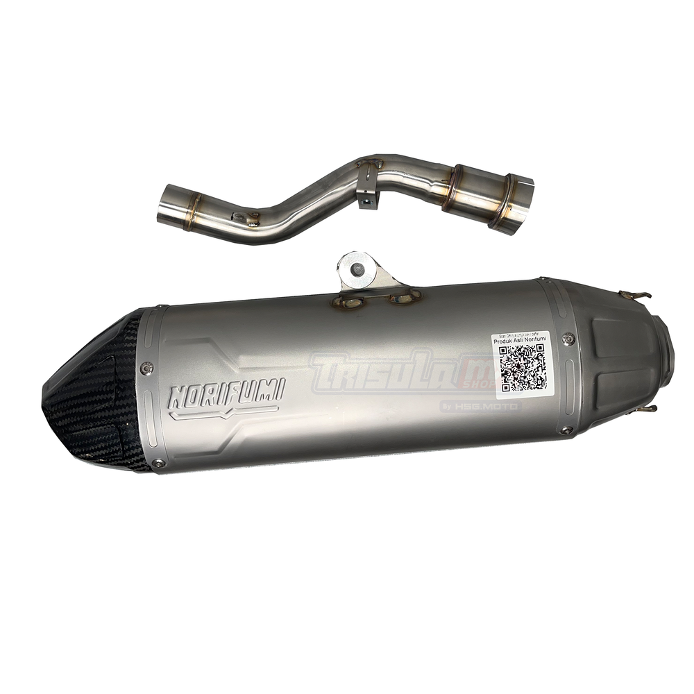 NORIFUMI WHOOPS SS SLIP ON CARBON - KTM ADV 390 GEN 2 2024