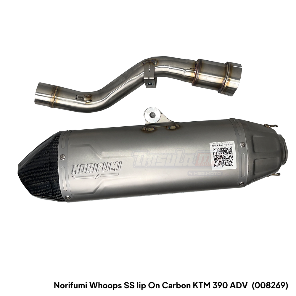 NORIFUMI WHOOPS SS SLIP ON CARBON - KTM ADV 390 GEN 2 2024
