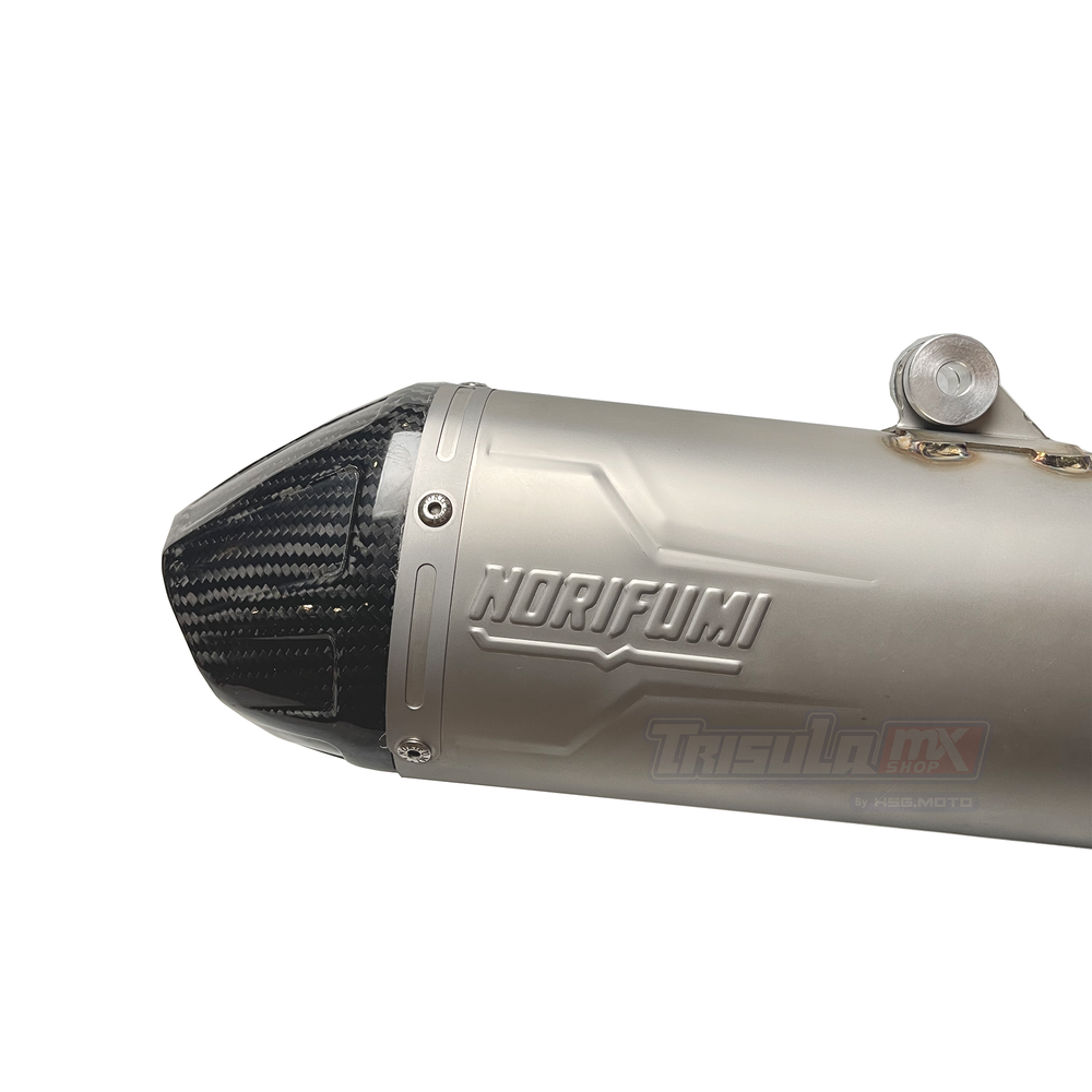 NORIFUMI WHOOPS SS SLIP ON CARBON - KTM ADV 390 GEN 2 2024