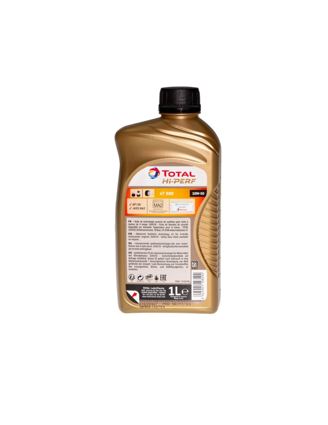 OLI TOTAL 2W HI-PERF 4T 900 10W50
