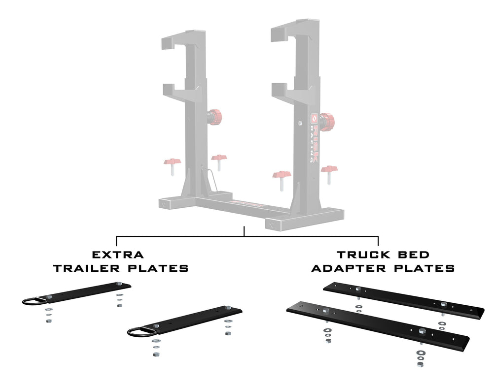 RISK RACING TRUCK BED ADAPTER PLATES FOR LOCK-N-LOAD