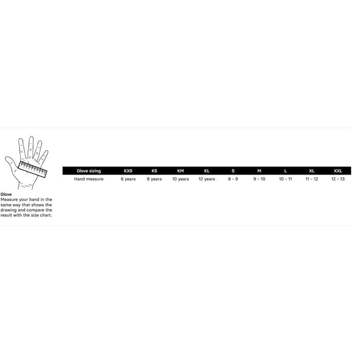 S3 KIDS GLOVES SPIDER BLACK-YELLOW FLUOR