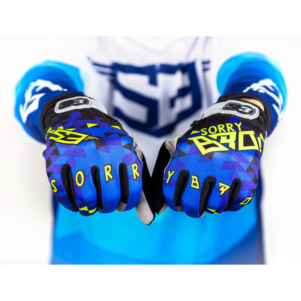 S3 SORRYBRO GLOVES PREMIUM - BLUE