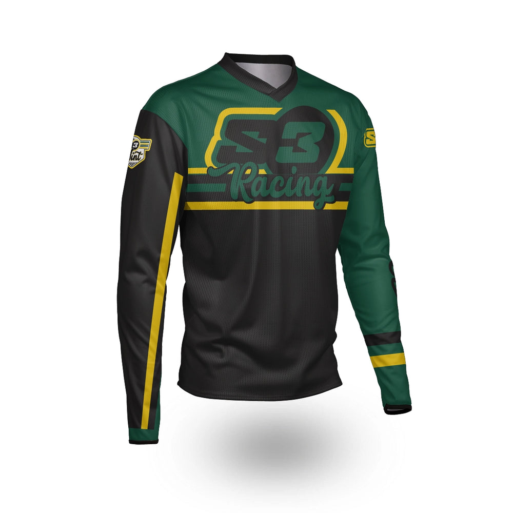 S3 SHIRT VINTAGE PILOT TRIAL JERSEY - GREEN BRITISH