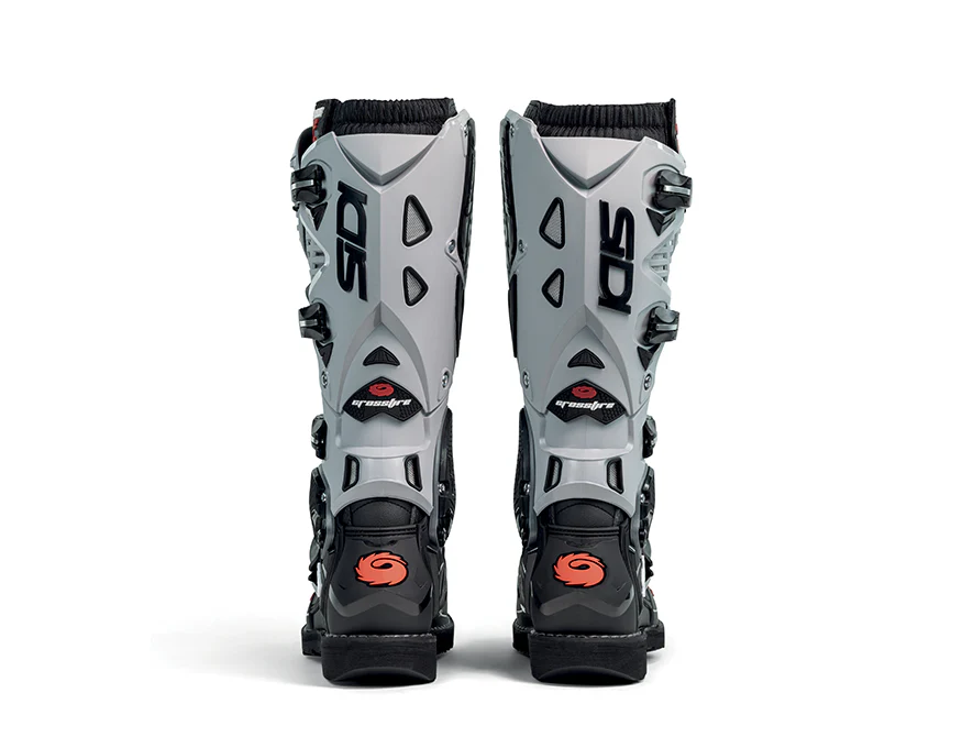 SIDI CROSSFIRE 3 MX BOOTS  - BLACK-ASH GREY