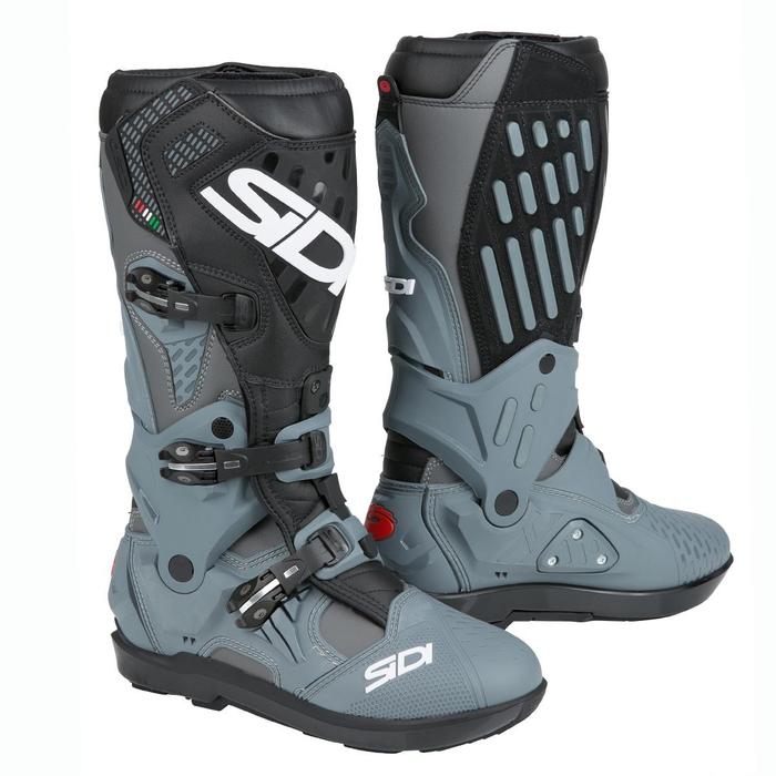 SIDI ATOJO SRS MX BOOTS - GREY-BLACK
