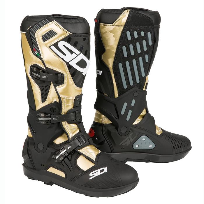 SIDI ATOJO SRS MX BOOTS - LIMITED EDITION BLACK-GOLD
