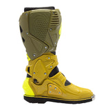 SIDI CROSSFIRE 3 MX BOOTS OLIVE GREEN-FLUO YELLOW