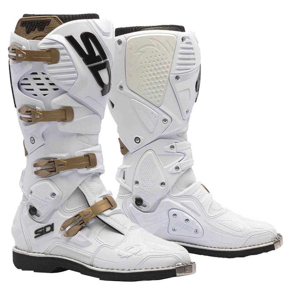 SIDI CROSSFIRE 3 MX BOOTS WHITE BRONZE