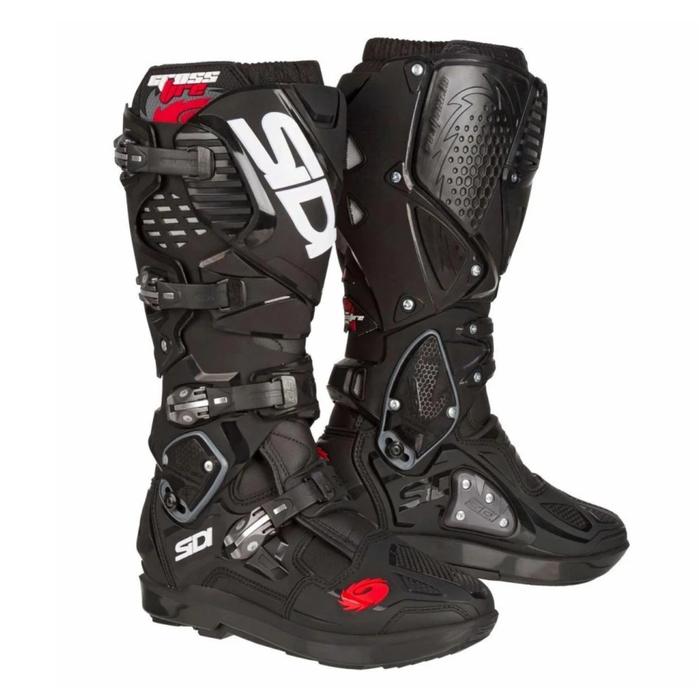 SIDI CROSSFIRE 3 SRS MX BOOTS - BLACK BLACK