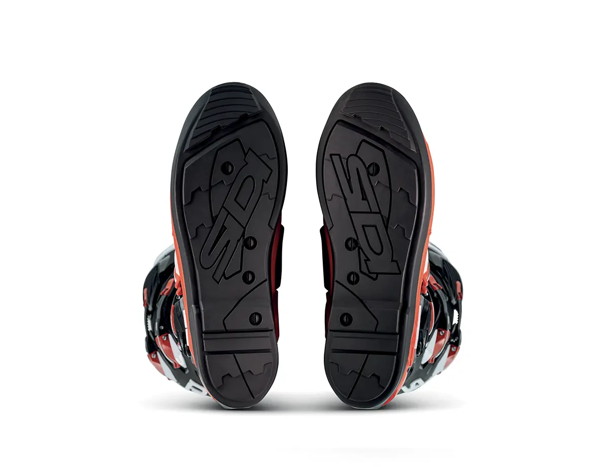 SIDI CROSSFIRE 3 SRS MX BOOTS - RED-RED-BLACK