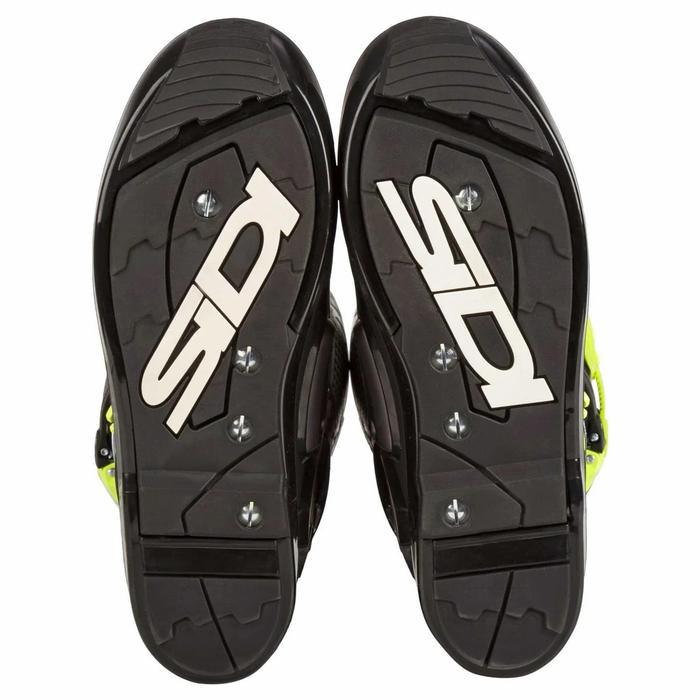 SIDI CROSSFIRE 3 SRS MX BOOTS - WHITE-BLACK-F.YELLOW